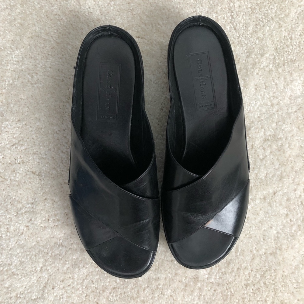 Cole Haan all leather sandal.